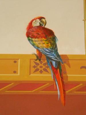 Wandbild im Pompejanum in Aschaffenburg 